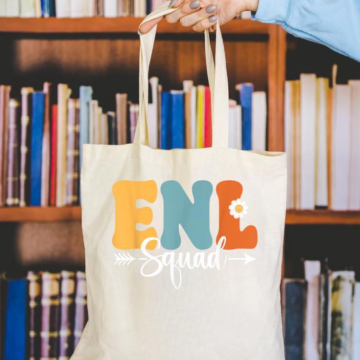 ENL Squad Back To School Teachers Students ENL Crew Men Women Girls Kids Canvas Tote Bag, funny gift