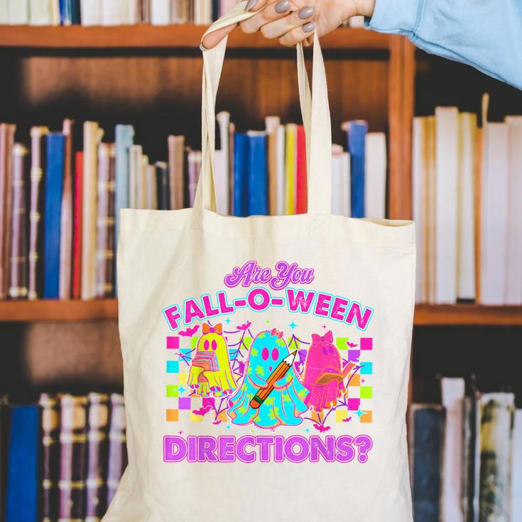 Are You Fall-O-Ween Directions Teacher Ghost Halloween Canvas Tote Bag, funny gift Are You Fall-O-Ween Directions Teacher Ghost Halloween Canvas Tote Bag, funny gift