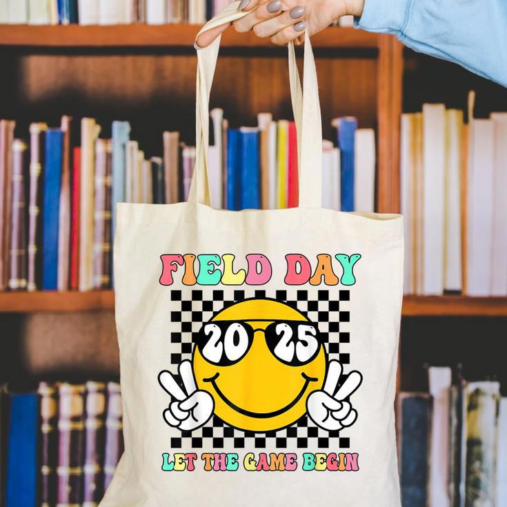 Field Day 2025 Let The Games Begin Yellow Team Teachers Kids Canvas Tote Bag, funny gift Field Day 2025 Let The Games Begin Yellow Team Teachers Kids Canvas Tote Bag, funny gift