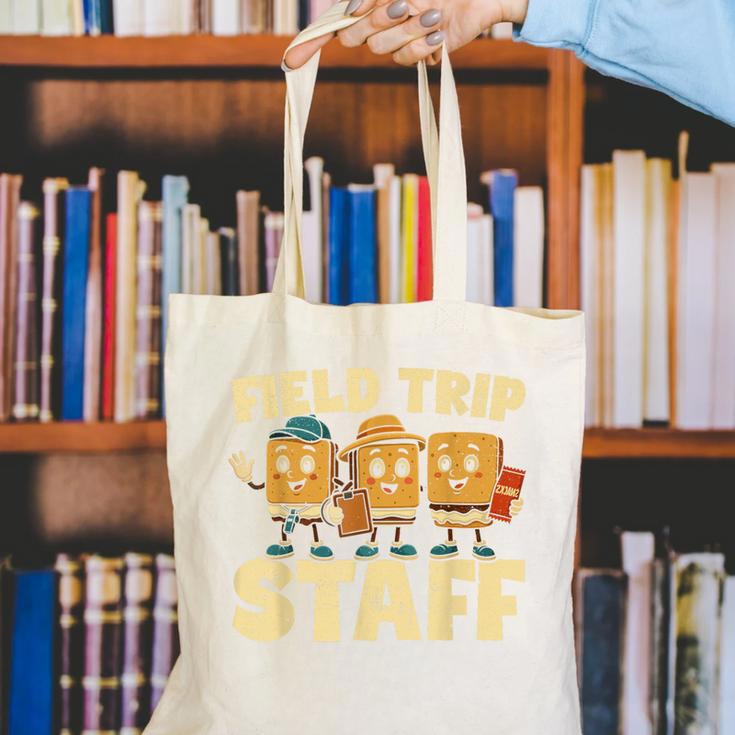 Field Trip Teacher Field Canvas Tote Bag, funny gift