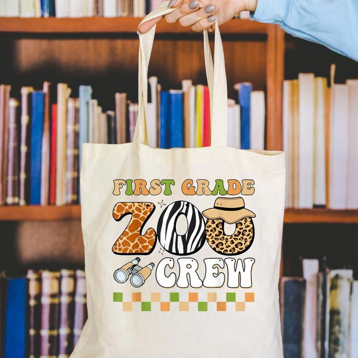 Field Zoo Trip Teacher First Grade Crew Back To School Canvas Tote Bag, First Grade Teacher Tote Bags, funny gift Field Zoo Trip Teacher First Grade Crew Back To School Canvas Tote Bag, First Grade Teacher Tote Bags, funny gift