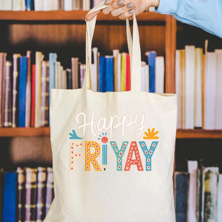 Fri-Yay Teacher Fry Yay Friday Weekend Happy Fri-Yay Canvas Tote Bag, funny gift Fri-Yay Teacher Fry Yay Friday Weekend Happy Fri-Yay Canvas Tote Bag, funny gift