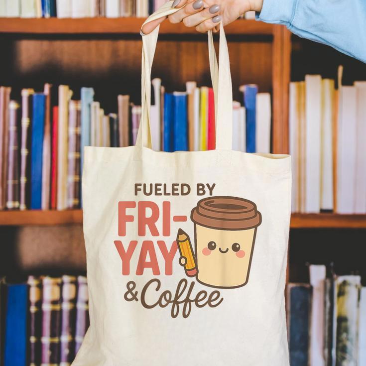 Friyay Teacher Coffee Friday School Cute Fri Yay Canvas Tote Bag, funny gift