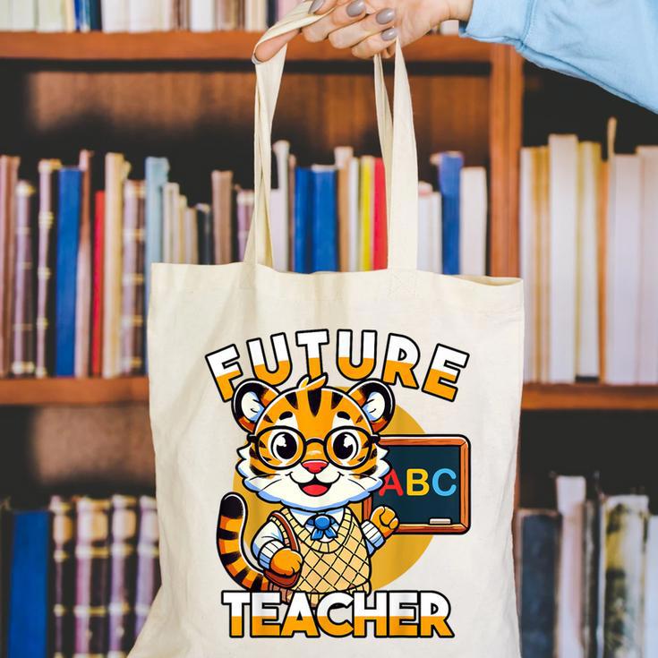 Future Teacher Graphic For Boys Inspiring Young Minds Canvas Tote Bag, Future Teacher Tote Bags, funny gift