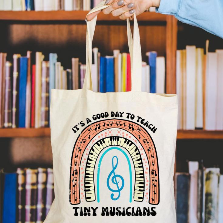 Good Day To Teach Tiny Musicians Piano Music Teacher Women Canvas Tote Bag, funny gift Good Day To Teach Tiny Musicians Piano Music Teacher Women Canvas Tote Bag, funny gift