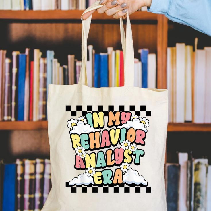Groovy ABA RBT Therapist In My Behavior Analyst Era Teacher Canvas Tote Bag, Groovy Teacher Tote Bags, funny gift Groovy ABA RBT Therapist In My Behavior Analyst Era Teacher Canvas Tote Bag, Groovy Teacher Tote Bags, funny gift