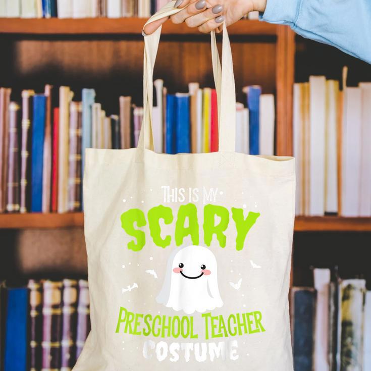 Halloween This Is My Scary Preschool Teacher Custome For Men Women Kids Canvas Tote Bag, funny gift Halloween This Is My Scary Preschool Teacher Custome For Men Women Kids Canvas Tote Bag, funny gift
