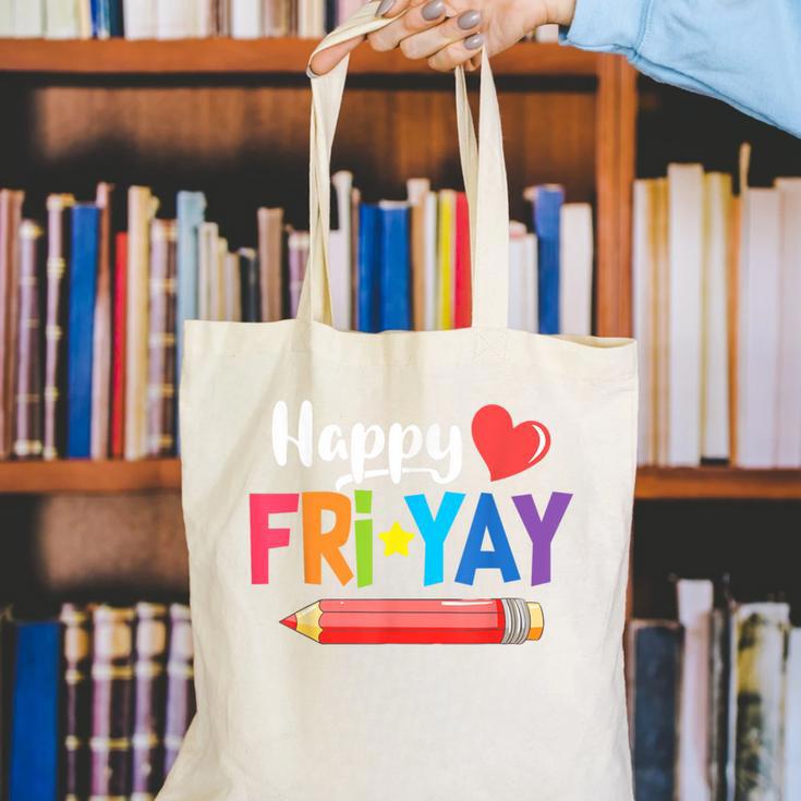 Happy Fri-Yay Friday Lovers Fun Teacher Life Weekend Canvas Tote Bag, funny gift Happy Fri-Yay Friday Lovers Fun Teacher Life Weekend Canvas Tote Bag, funny gift
