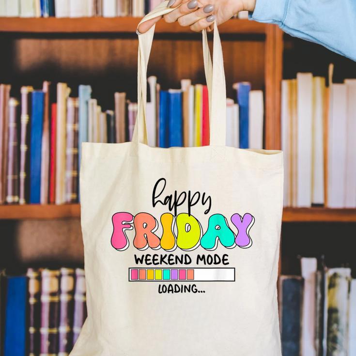 Happy Friyay Teacher School Friday Weekend Vibes Canvas Tote Bag, funny gift Happy Friyay Teacher School Friday Weekend Vibes Canvas Tote Bag, funny gift
