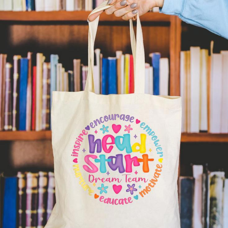 Head Start Dream Team Squad Teacher Headstart Back To School Canvas Tote Bag, funny gift Head Start Dream Team Squad Teacher Headstart Back To School Canvas Tote Bag, funny gift