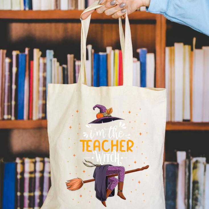 Im The Teacher Witch Halloween Matching Group Costume Canvas Tote Bag, funny gift