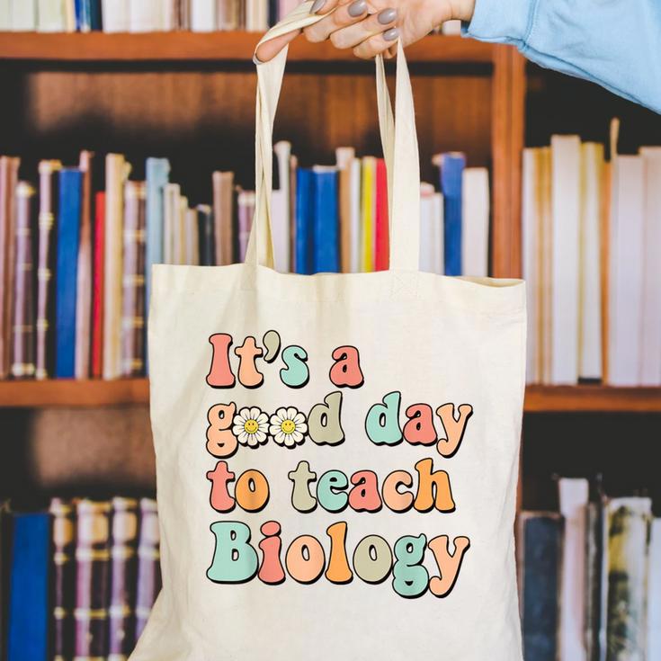 It's A Good Day To Teach Biology Biology Teacher Canvas Tote Bag, funny gift It's A Good Day To Teach Biology Biology Teacher Canvas Tote Bag, funny gift