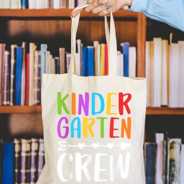 Kindergarten Crew Shirt Kinder Crew Teacher Boy Girl Canvas Tote Bag, funny gift Kindergarten Crew Shirt Kinder Crew Teacher Boy Girl Canvas Tote Bag, funny gift