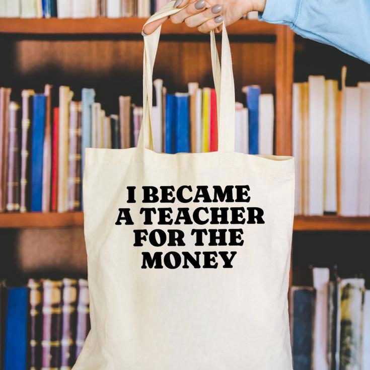 Lie Teacher Saying Humor School Class Women's Canvas Tote Bag, funny gift Lie Teacher Saying Humor School Class Women's Canvas Tote Bag, funny gift