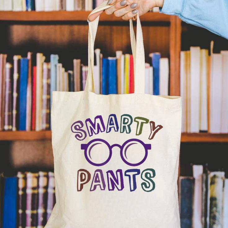 Little Mr Miss SMARTY PANTS Graduation Alumni Teacher Canvas Tote Bag, funny gift Little Mr Miss SMARTY PANTS Graduation Alumni Teacher Canvas Tote Bag, funny gift