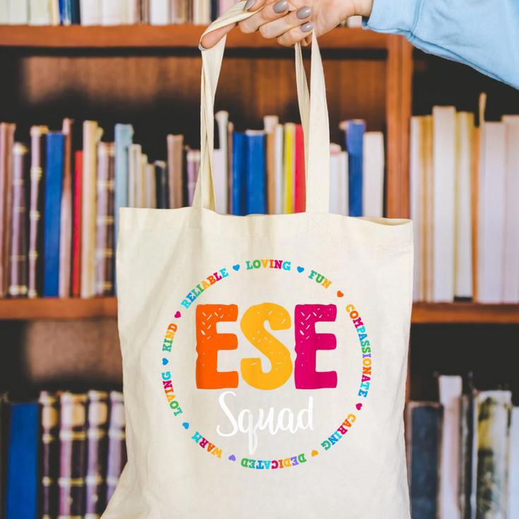Matching ESE Squad First Last Day Team Teacher Student Tribe Canvas Tote Bag, funny gift Matching ESE Squad First Last Day Team Teacher Student Tribe Canvas Tote Bag, funny gift