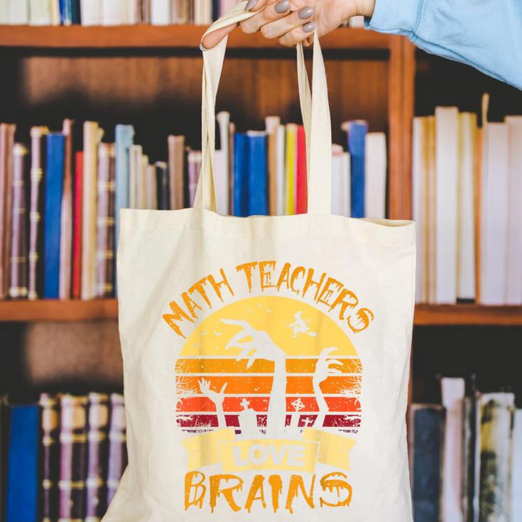 Math Teacher Shirt Math Teachers Love Brains Halloween Math For Men Women Canvas Tote Bag, funny gift Math Teacher Shirt Math Teachers Love Brains Halloween Math For Men Women Canvas Tote Bag, funny gift