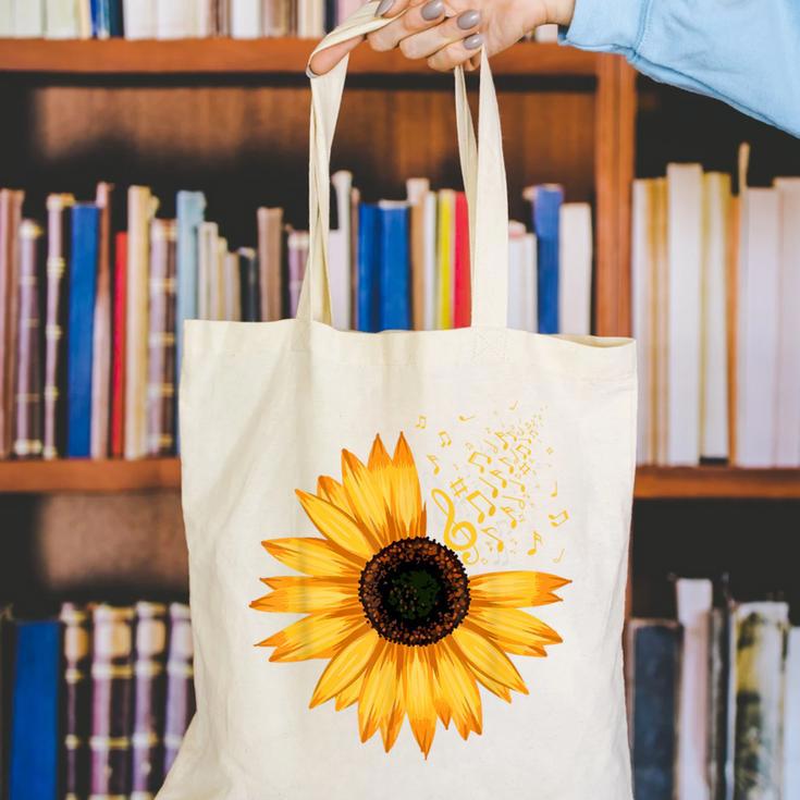Music For Men Women Music Teacher Music Lover Canvas Tote Bag, funny gift