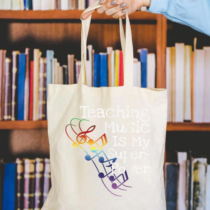 Music Teacher Canvas Tote Bag, funny gift Music Teacher Canvas Tote Bag, funny gift