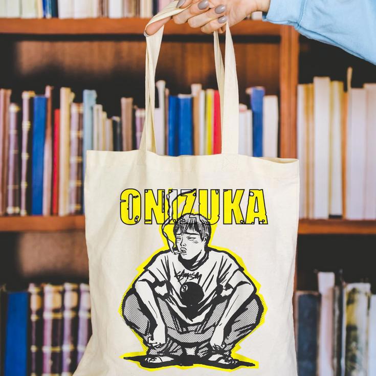 Onizuka Great Teacher Classic Anime Canvas Tote Bag, funny gift Onizuka Great Teacher Classic Anime Canvas Tote Bag, funny gift