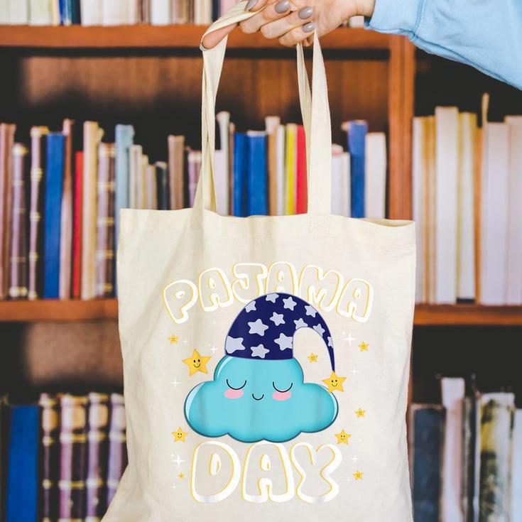 Pajama Day School Spirit Week Fun Cloud Teacher Student Canvas Tote Bag, funny gift Pajama Day School Spirit Week Fun Cloud Teacher Student Canvas Tote Bag, funny gift