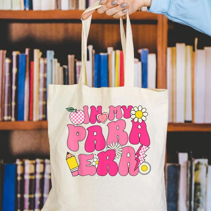 In My Para Era Teacher Back To School First Day Of School Canvas Tote Bag, funny gift