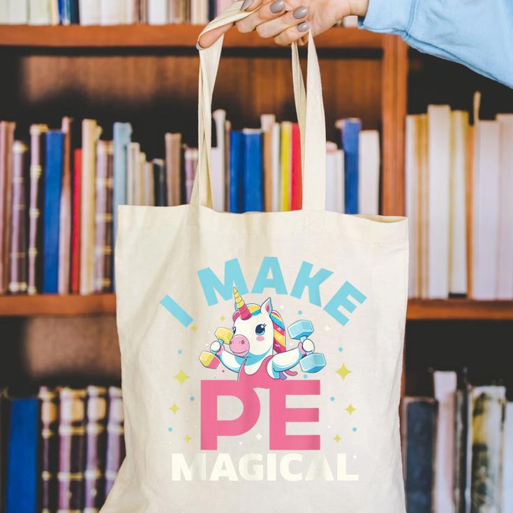 PE Teacher Unicorn I Make PE Magical Canvas Tote Bag, Pe Teacher Tote Bags, funny gift PE Teacher Unicorn I Make PE Magical Canvas Tote Bag, Pe Teacher Tote Bags, funny gift
