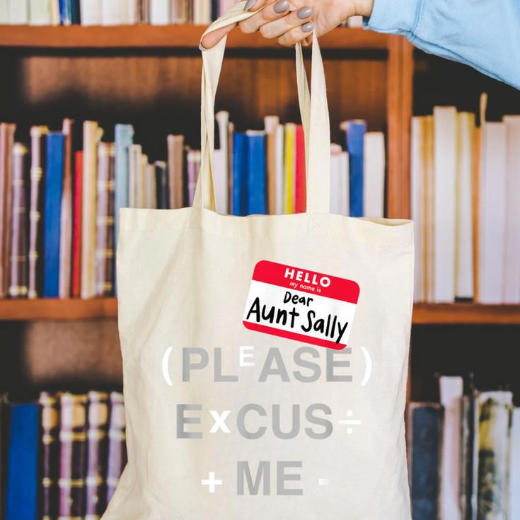 PEMDAS Math Teacher Halloween Costume Canvas Tote Bag, funny gift