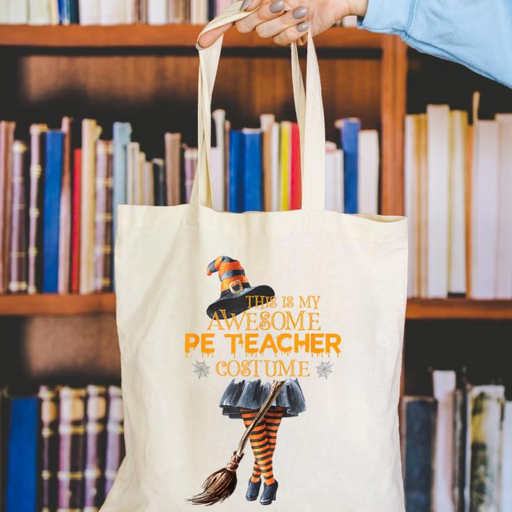 Physical Education Teacher Halloween Costume Witchy Teacher For Men Women Canvas Tote Bag, funny gift Physical Education Teacher Halloween Costume Witchy Teacher For Men Women Canvas Tote Bag, funny gift