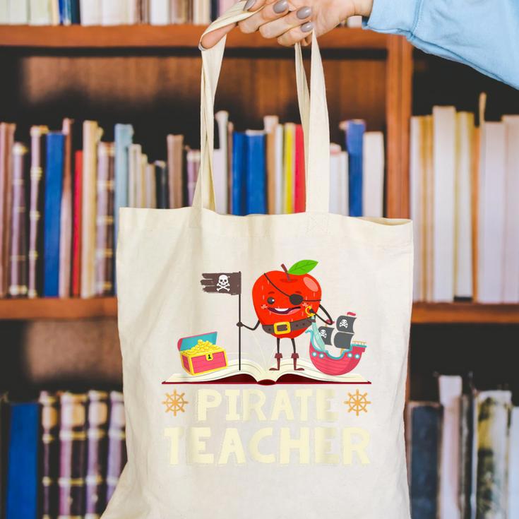 Pirate Teacher Men Women Kids Canvas Tote Bag, funny gift