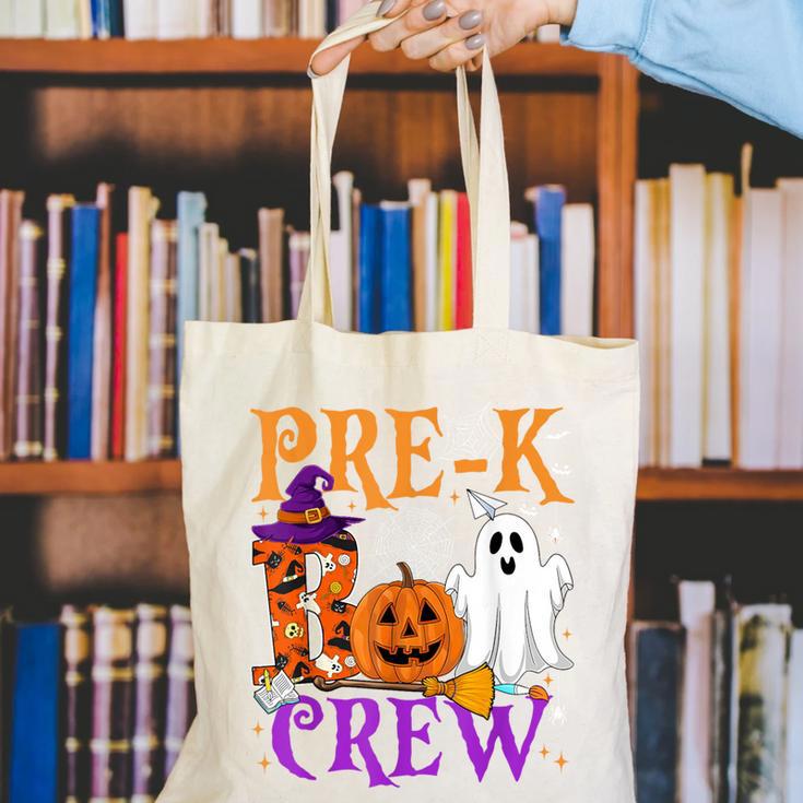 Pre-K Boo Crew Teacher Student Halloween Costume Canvas Tote Bag, funny gift Pre-K Boo Crew Teacher Student Halloween Costume Canvas Tote Bag, funny gift