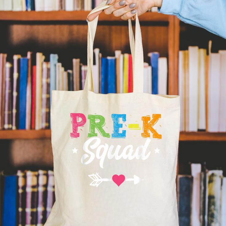 Pre-K Squad Teacher Student Kids Preschool Back To School Canvas Tote Bag, funny gift Pre-K Squad Teacher Student Kids Preschool Back To School Canvas Tote Bag, funny gift