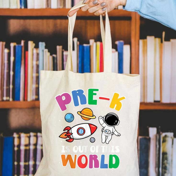Pre-K Student Teacher Astronaut Space Back To School Canvas Tote Bag, funny gift Pre-K Student Teacher Astronaut Space Back To School Canvas Tote Bag, funny gift