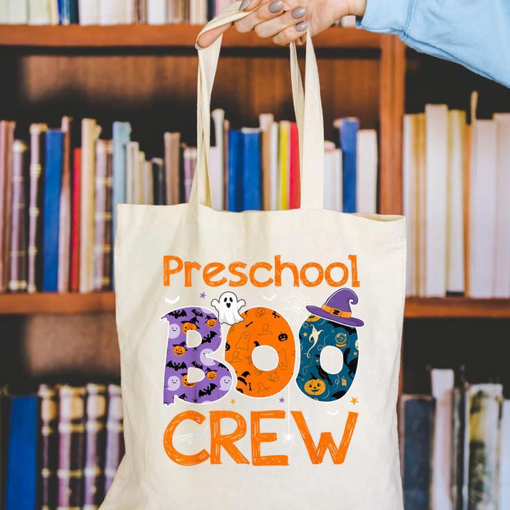 Preschool Boo Crew Preschool Halloween Teacher Kids Canvas Tote Bag, funny gift Preschool Boo Crew Preschool Halloween Teacher Kids Canvas Tote Bag, funny gift