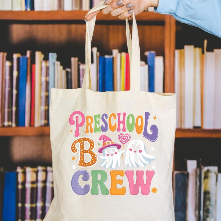Preschool Boo Crew Preschool Teacher Student Halloween Canvas Tote Bag, funny gift Preschool Boo Crew Preschool Teacher Student Halloween Canvas Tote Bag, funny gift