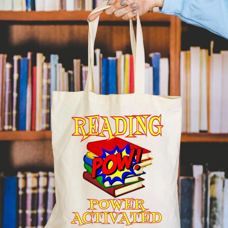 Reading Super Power Activated Superhero Teacher Or Student Men Women Girls Kids Canvas Tote Bag, Super Teacher Tote Bags, funny gift Reading Super Power Activated Superhero Teacher Or Student Men Women Girls Kids Canvas Tote Bag, Super Teacher Tote Bags, funny gift