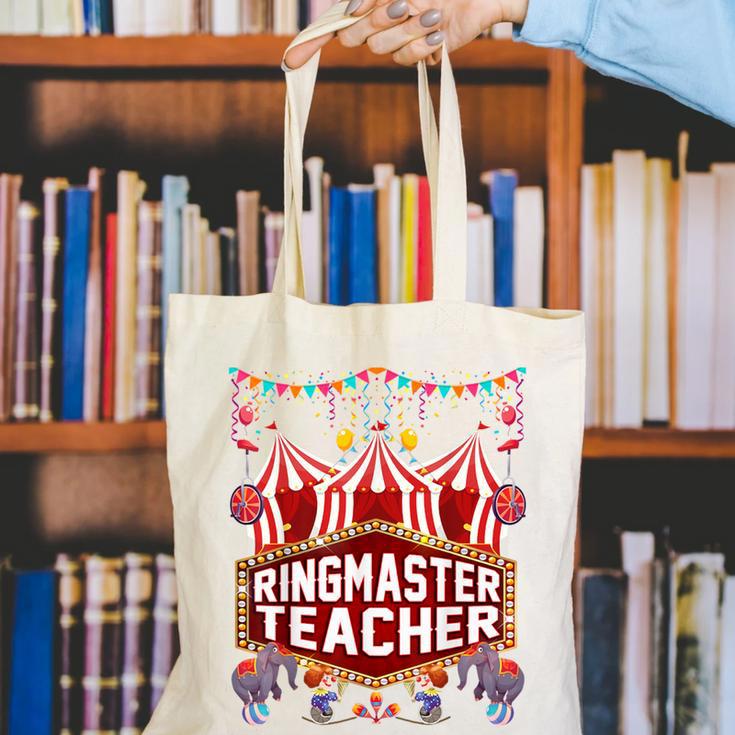 Ringmaster Teacher Costume – Carnival Birthday Style Canvas Tote Bag, funny gift Ringmaster Teacher Costume – Carnival Birthday Style Canvas Tote Bag, funny gift