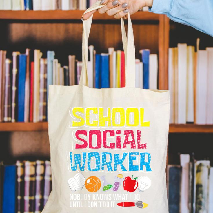School Social Worker Teacher Caseworker Public Servant LSW Canvas Tote Bag, funny gift School Social Worker Teacher Caseworker Public Servant LSW Canvas Tote Bag, funny gift