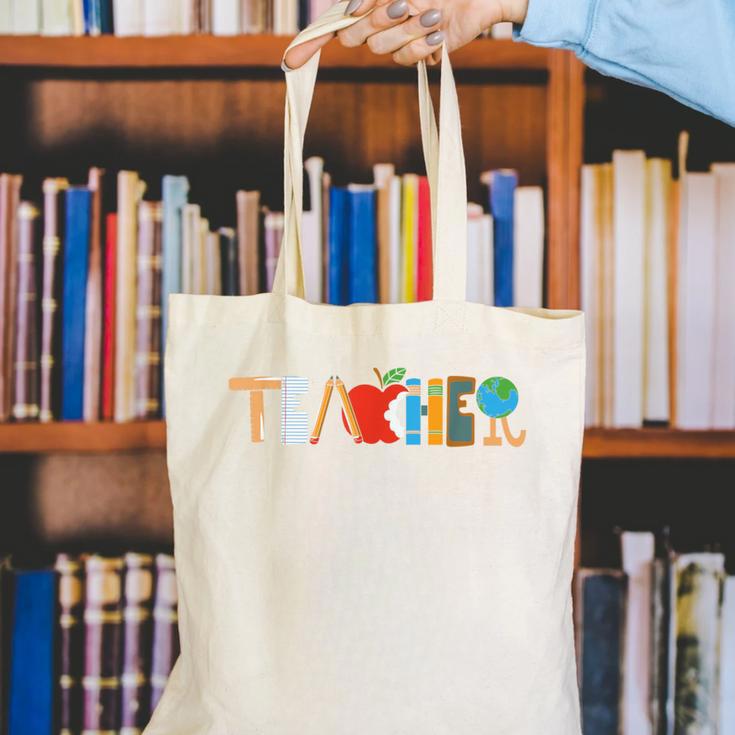 School Teacher Men And Women Back To School Teachers Canvas Tote Bag, funny gift School Teacher Men And Women Back To School Teachers Canvas Tote Bag, funny gift