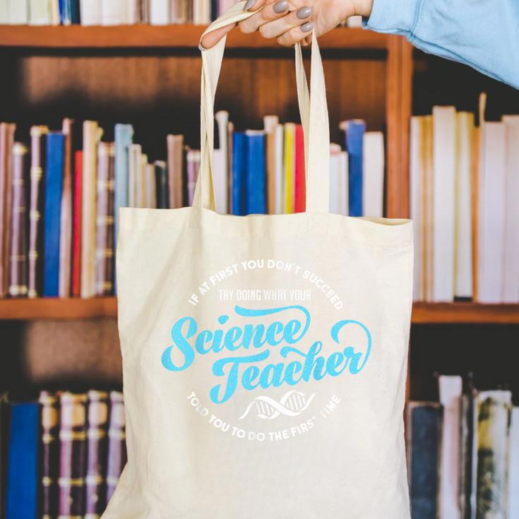 Science Teacher Must Haves Teach Science Teacher Canvas Tote Bag, Science Teacher Tote Bags, funny gift