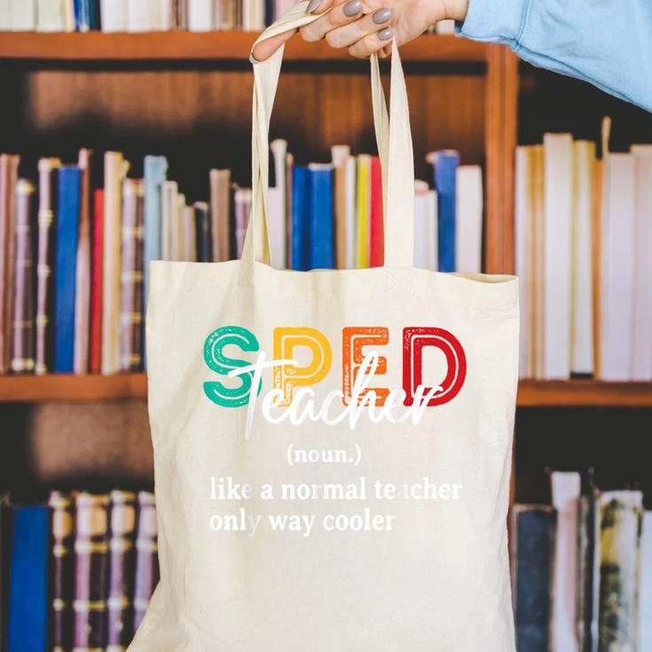 Special Education For Men Women SPED Teacher Canvas Tote Bag, funny gift