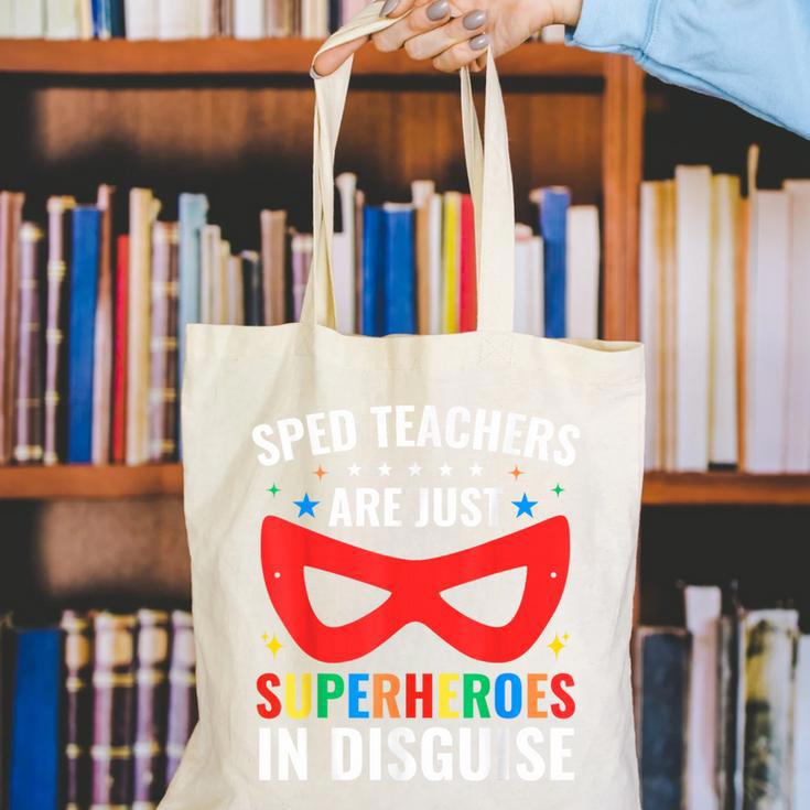 SPED Teacher Are Just Superheroes Disguise Special Education Canvas Tote Bag, funny gift SPED Teacher Are Just Superheroes Disguise Special Education Canvas Tote Bag, funny gift