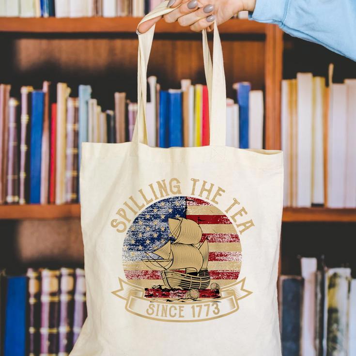 Spilling The Tea Since 1773 American History Teacher Vintage Canvas Tote Bag, History Teacher Tote Bags, funny gift Spilling The Tea Since 1773 American History Teacher Vintage Canvas Tote Bag, History Teacher Tote Bags, funny gift