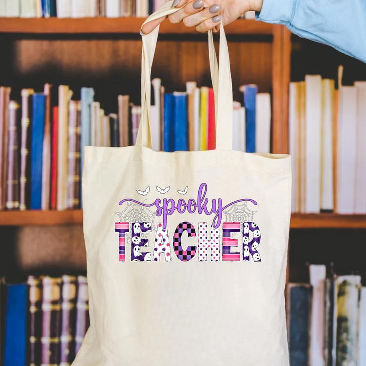 Spooky Teacher Halloween Costume Women Spooky Teacher Canvas Tote Bag, funny gift Spooky Teacher Halloween Costume Women Spooky Teacher Canvas Tote Bag, funny gift