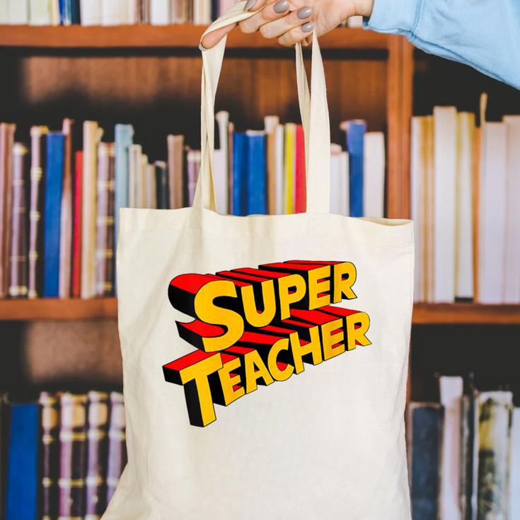 Super Teacher SuperTeacher Canvas Tote Bag, Super Teacher Tote Bags, funny gift Super Teacher SuperTeacher Canvas Tote Bag, Super Teacher Tote Bags, funny gift