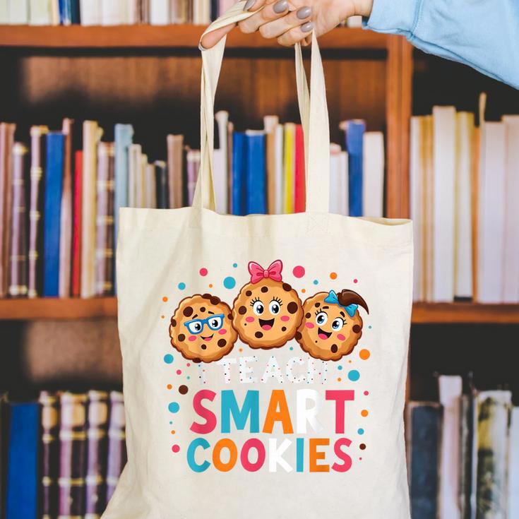 I Teach Smart Cookies Cute Back To School Teacher Canvas Tote Bag, funny gift I Teach Smart Cookies Cute Back To School Teacher Canvas Tote Bag, funny gift