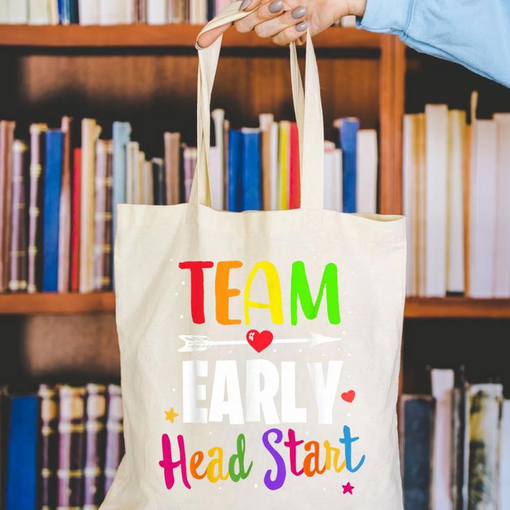 Teacher Early Childhood Education Preschool Head Start Crew Canvas Tote Bag, funny gift