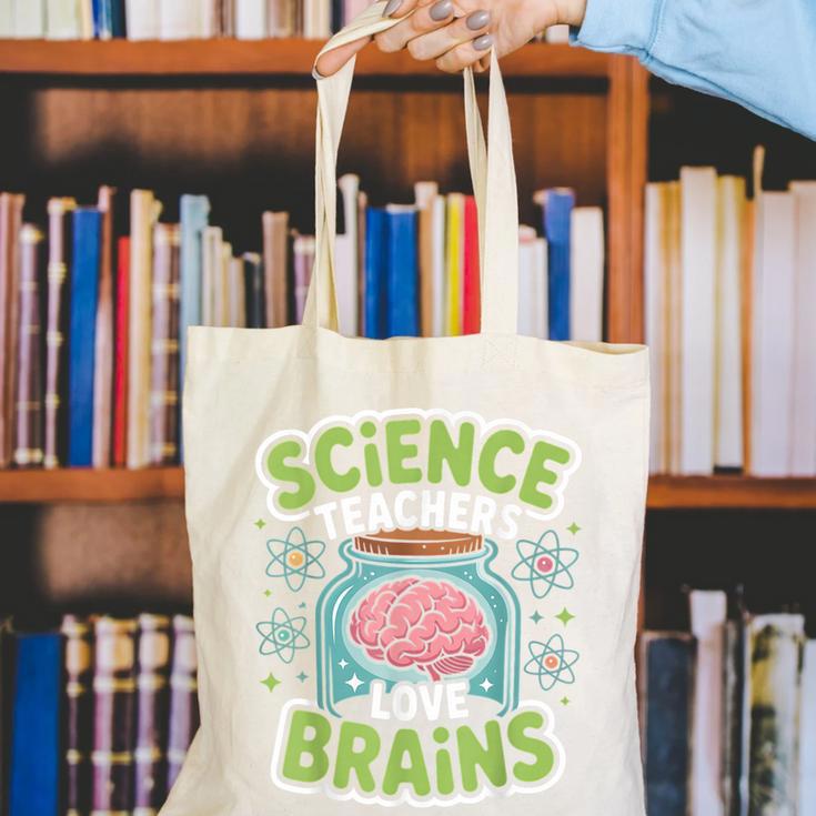 Teacher Halloween Costume Science Teachers Love Brains Canvas Tote Bag, Science Teacher Tote Bags, funny gift Teacher Halloween Costume Science Teachers Love Brains Canvas Tote Bag, Science Teacher Tote Bags, funny gift