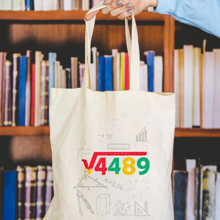 Teacher Math 67 Meme Square Root 4489 Slang Six Seven Canvas Tote Bag, funny gift Teacher Math 67 Meme Square Root 4489 Slang Six Seven Canvas Tote Bag, funny gift