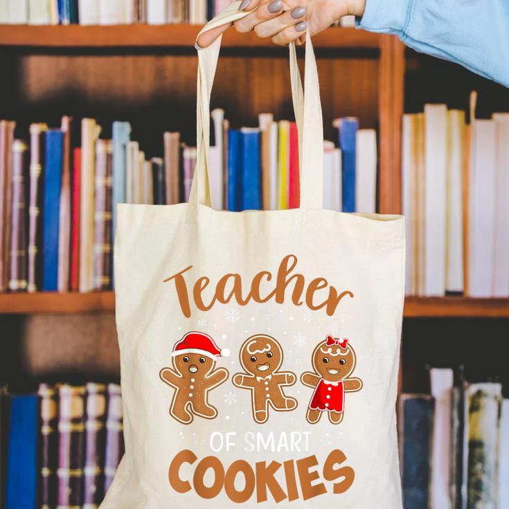 Teacher Of Smart Cookies Gingerbread Christmas Teacher Cute Men Women Kids Canvas Tote Bag, funny gift Teacher Of Smart Cookies Gingerbread Christmas Teacher Cute Men Women Kids Canvas Tote Bag, funny gift